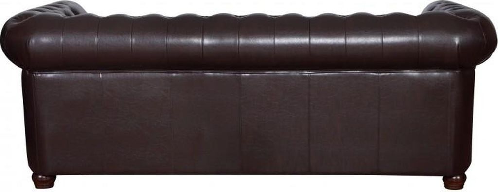 Ledersofa Sofagarnitur 3+2+1 Sitzer Set Garnitur Polstersofa Couch Chesterfield