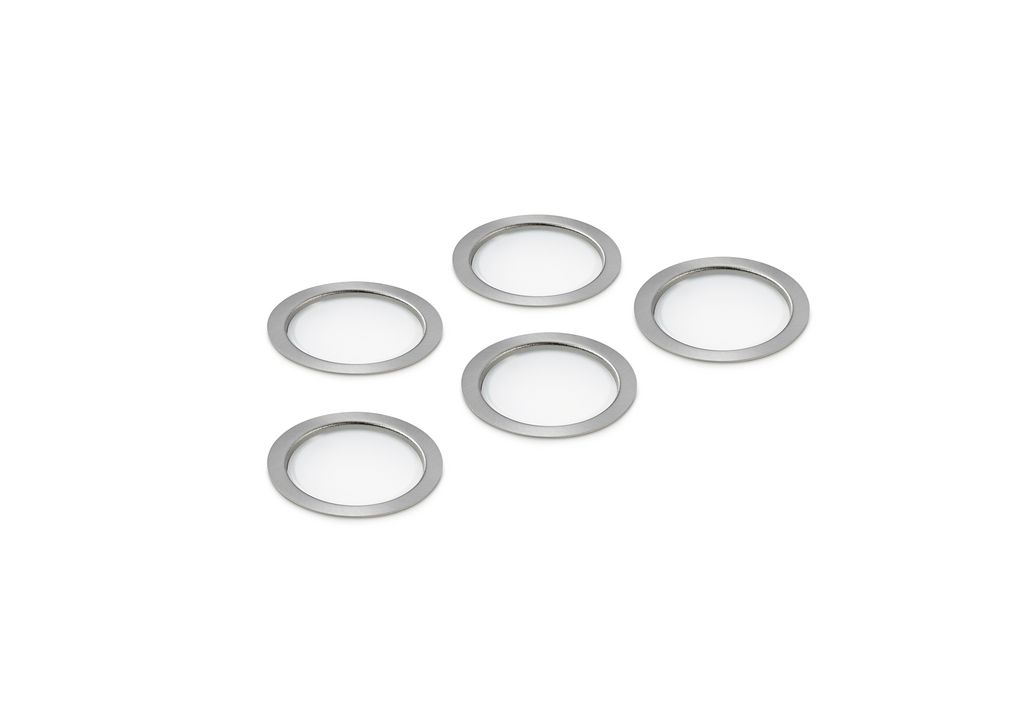 Naber Einbauleuchte Riflett 1 LED-Warmweiß 7064037 5er-Set