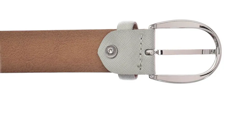 Vanzetti Cintura in Pelle 30mm Grigio Cambered W105 | Vera Pelle - 5
