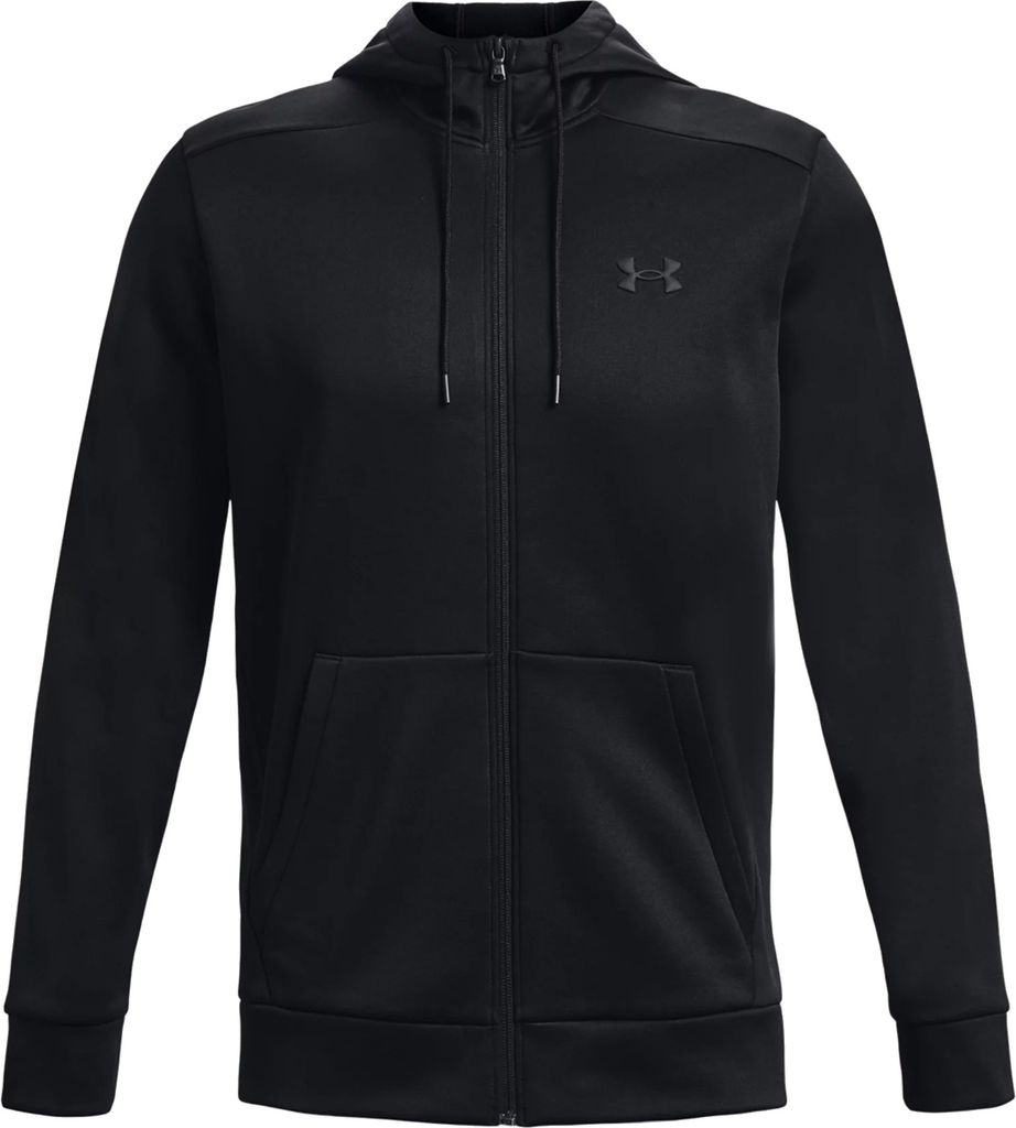 Under Armour Ua Armour Fleece Fz Hoodie Black Black S Produktbild 
