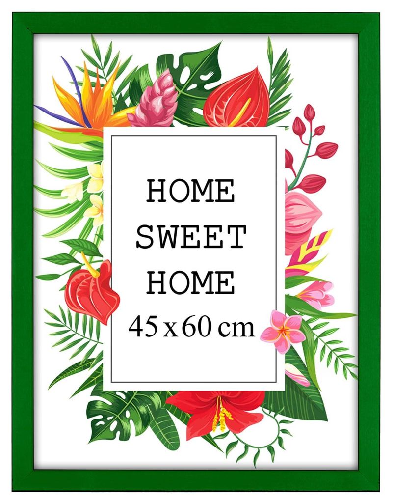 MG Design, rámeček zelené barvy, 45 x 60 cm – vyrobený z Obrázek produktu 
