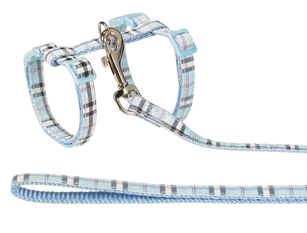 Nobby Garnitur Tartan hellblau