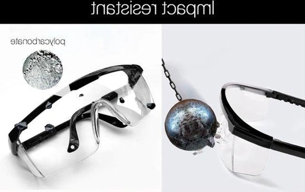 Lunettes de sécurité avec verres anti-éclats et monture souple ajustable