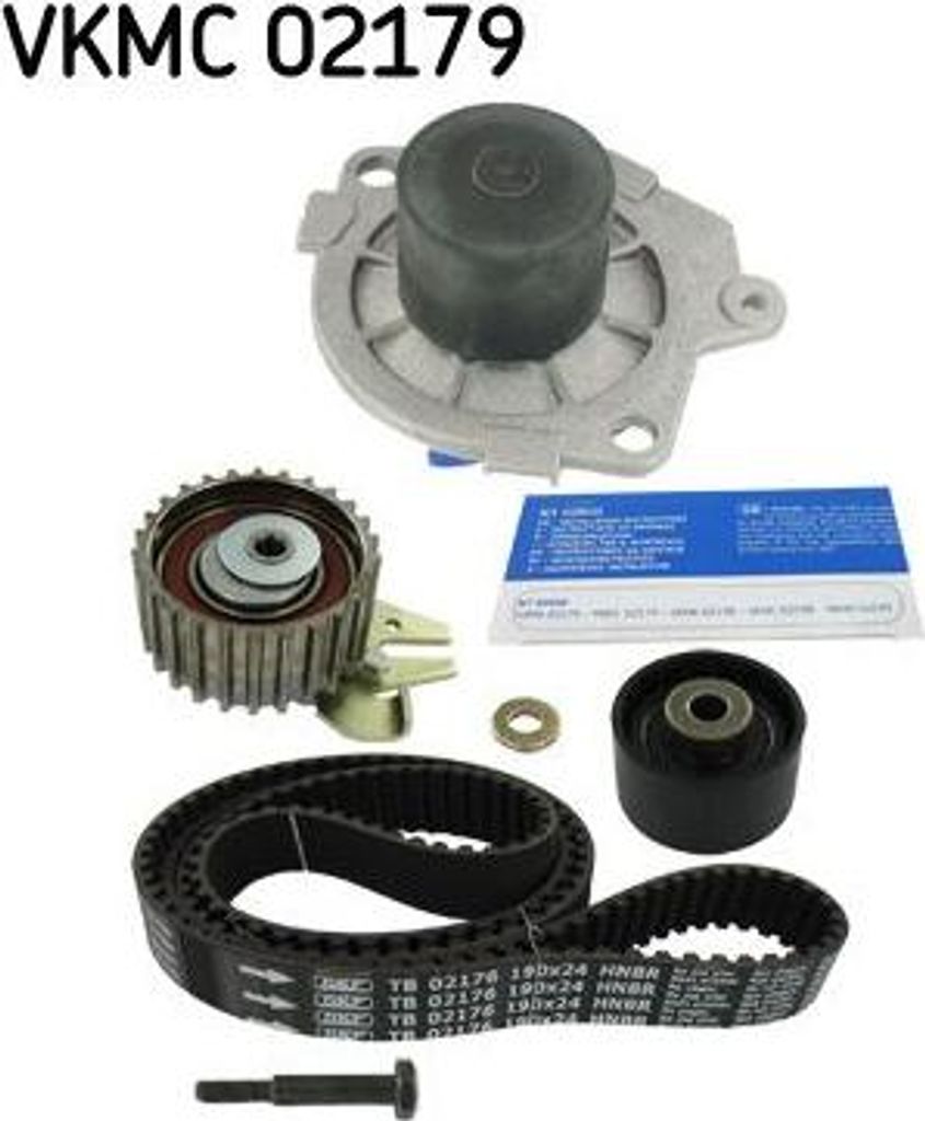 SKF VKMC 02179 Wasserpumpe + Zahnriemensatz OE 46426983 kompatibel mit Alf. 146, Alf. 147, Alf. 156, Brava, Bravo, Doblo, Idea, Marea, Multipla, Pa...