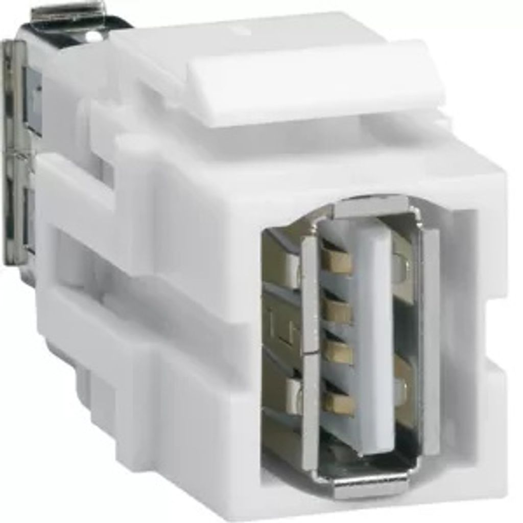 Hager Keystone Modul universal VZ20US USB 2.0 A-Buchse auf USB 2.0 A-Buchse