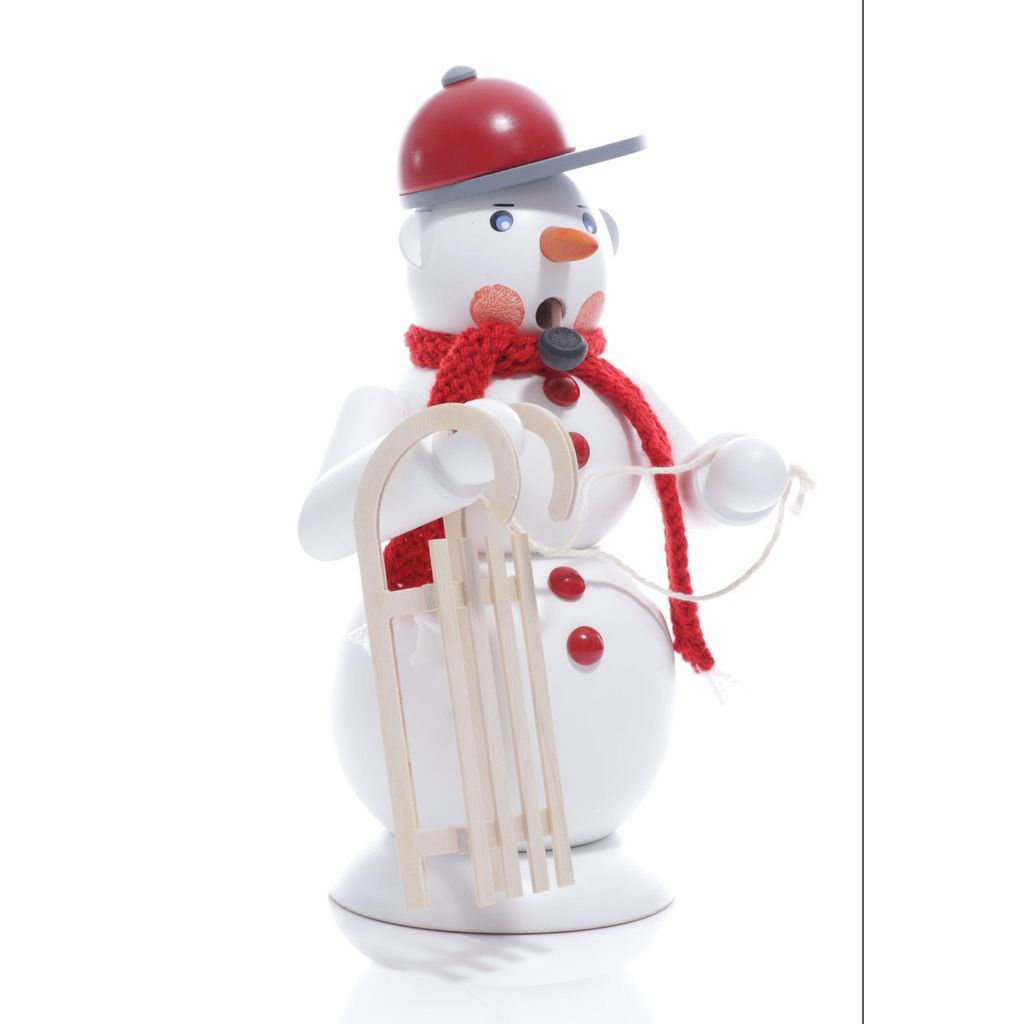 Räucherfigur Schneemann Höhe ca 27 cm NEU