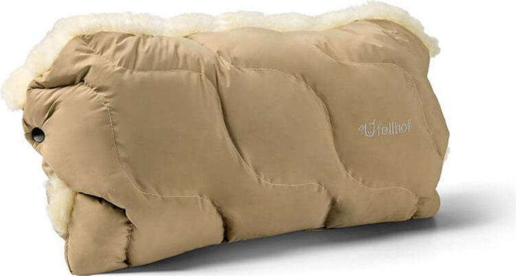Fellhof Kinderwagen Handwärmer Handmuff WINTERBERG beige