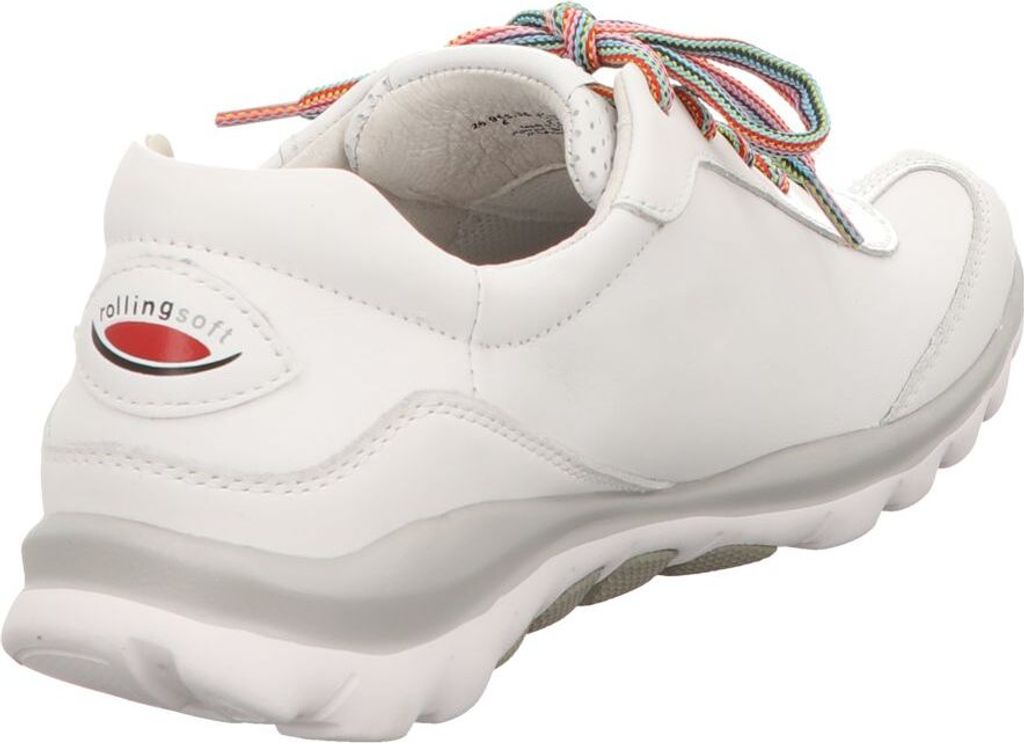 Sneaker Donna Gabor Rollingsoft Sensitive 66.965.50 - Pelle Liscia, Suola Leggera, Plantare Intercambiabile, Comode