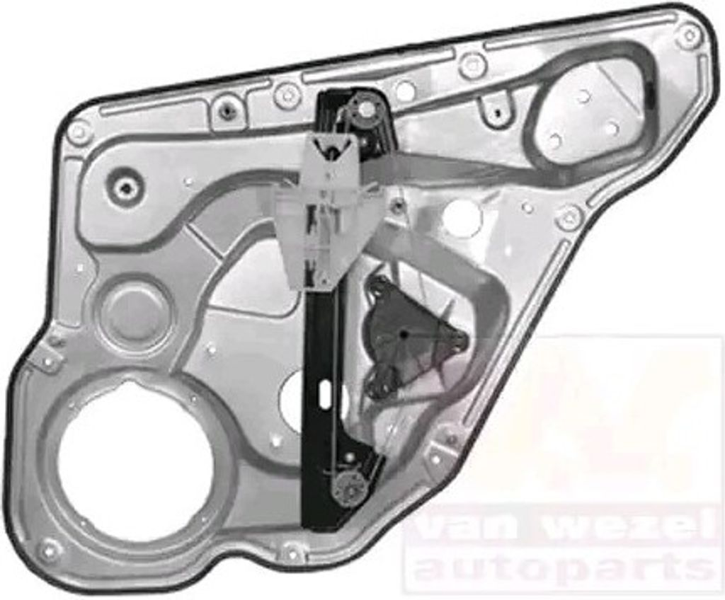 VAN WEZEL 4933267 Elektrischer Fensterheber Hinten Links für SEAT Leon Schrägheck (1M1) Toledo II Limousine (1M2)