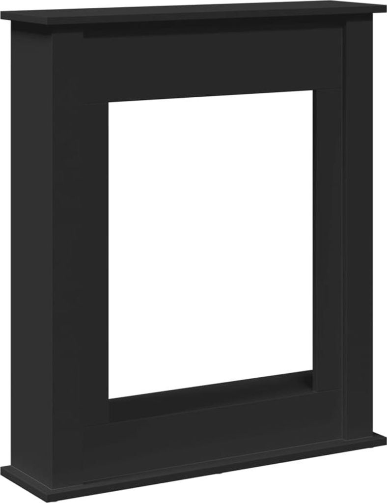 vidaXL Obudowa kominka czarna 75x20x87,5 cm materiał Zdjęcie produktu 