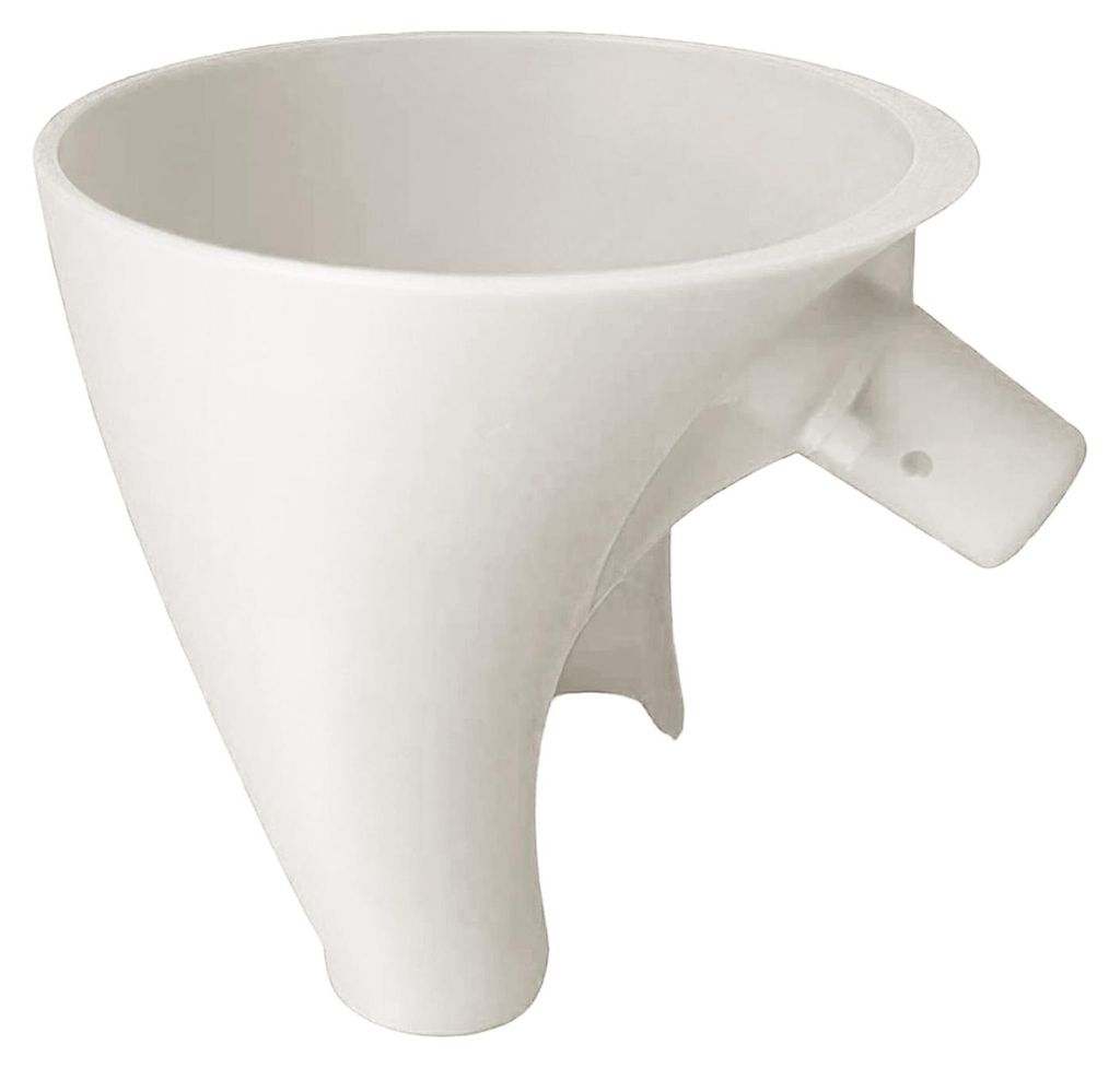 KitchenAid Easy-Pour Trichteraufsatz für 5-Quart-Schüssel, 30° abgewinkelter Ausguss reduziert Spritzer, spritzfreies Ausgießwerkzeug