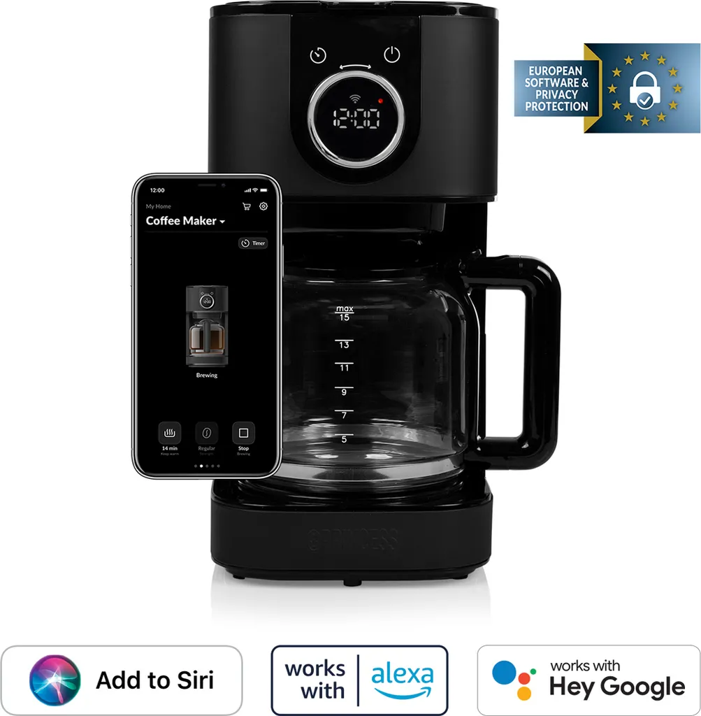 Cafetière Moments Wi-Fi - Machine à café connectée programmable 1.25L - 9
