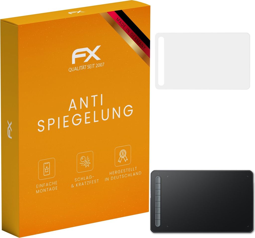 atFoliX FX-Antireflex 2x Schutzfolie kompatibel mit XP-PEN Deco M Displayfolie