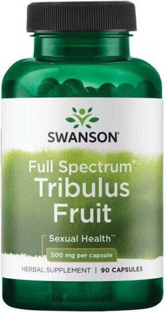 Tribulus fruit 500 mg 90 kapslí Swanson Health Products Obrázek produktu 