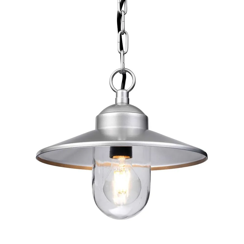 Luminaire Extérieur Anti-Corrosion IP44 Klampenborg Elstead Argenté