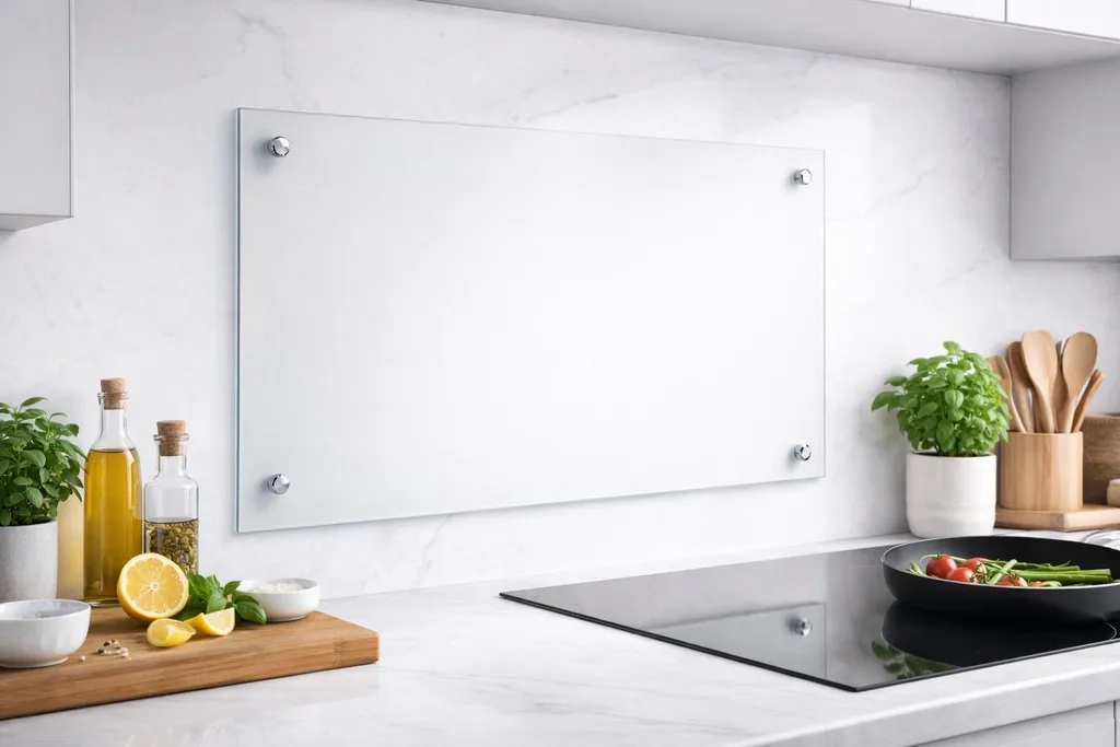 Paraspruzzi Vetro Temperato VCM Esilo 90x50 | Sicuro e Facile - 3