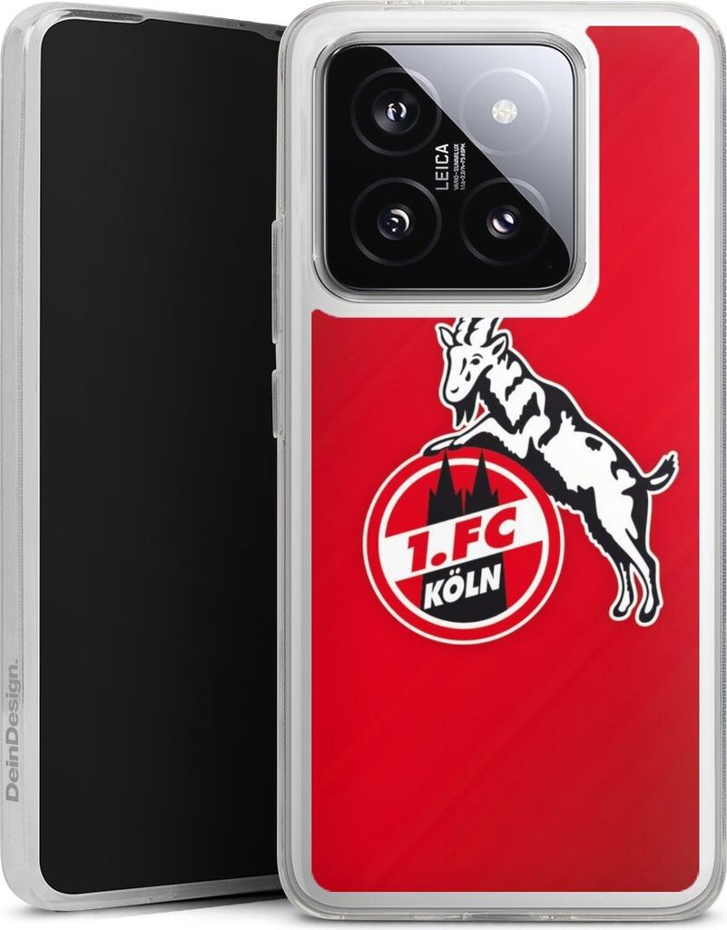 DeinDesign Handyhülle für Xiaomi 14T Silikon Hülle Case Smartphone Schutzhülle 1. FC Köln EffZeh Offizielles Lizenzprodukt