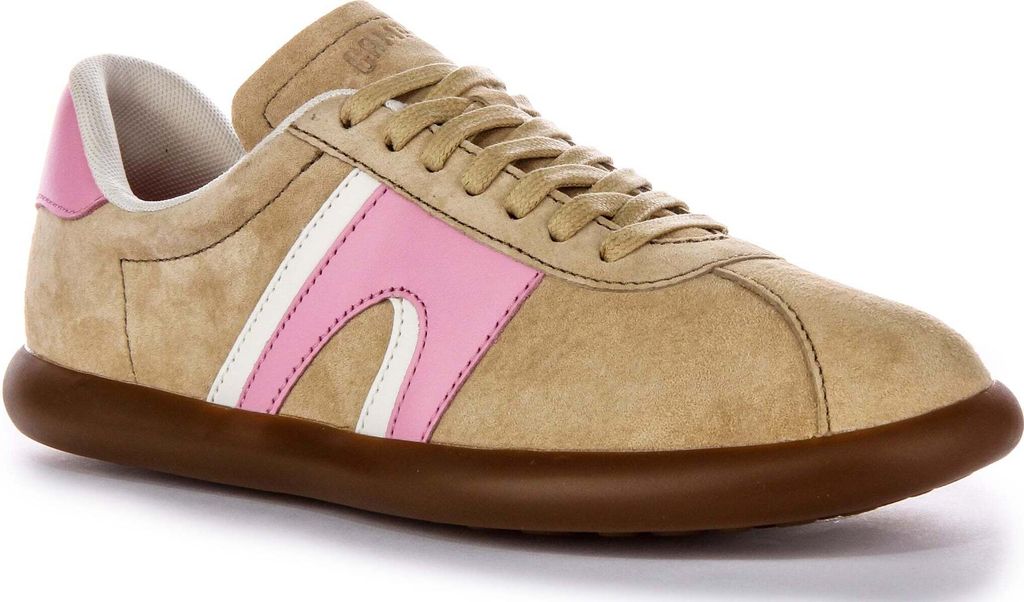 Camper Pelotas Soller W Water Saving Lea Recy Orthol Nubukleder Sneaker in Beige – 3 W Großbritannien – 36 EU – 6 W US