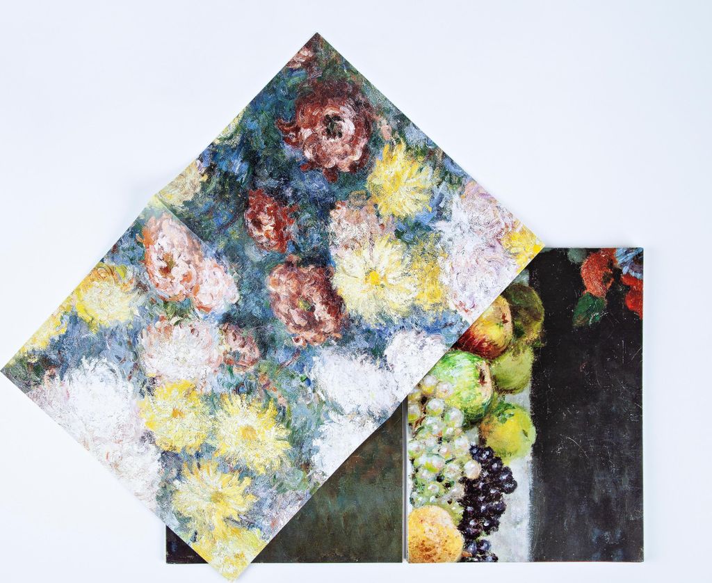 Flowers, Claude Monet Wrapping Paper Book