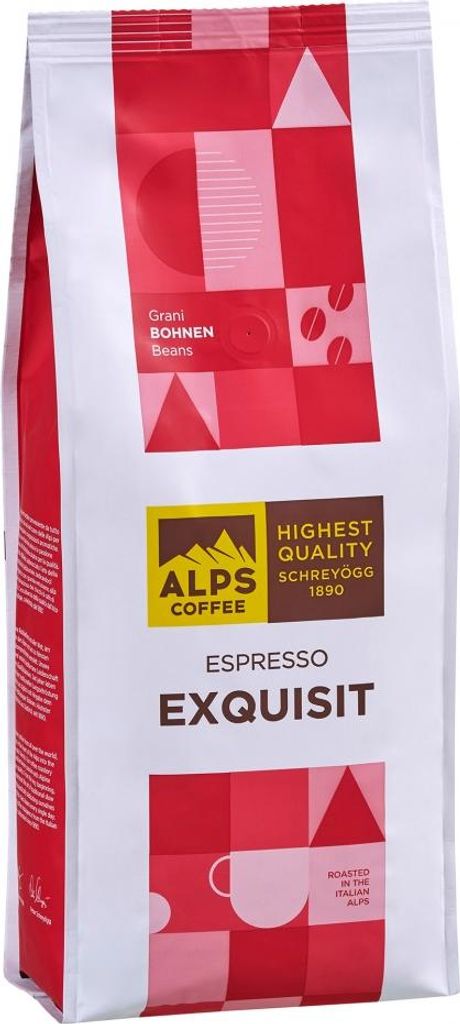 Alps Coffee Caffè Espresso Exquisit – 1kg Südtiroler Produktbild 