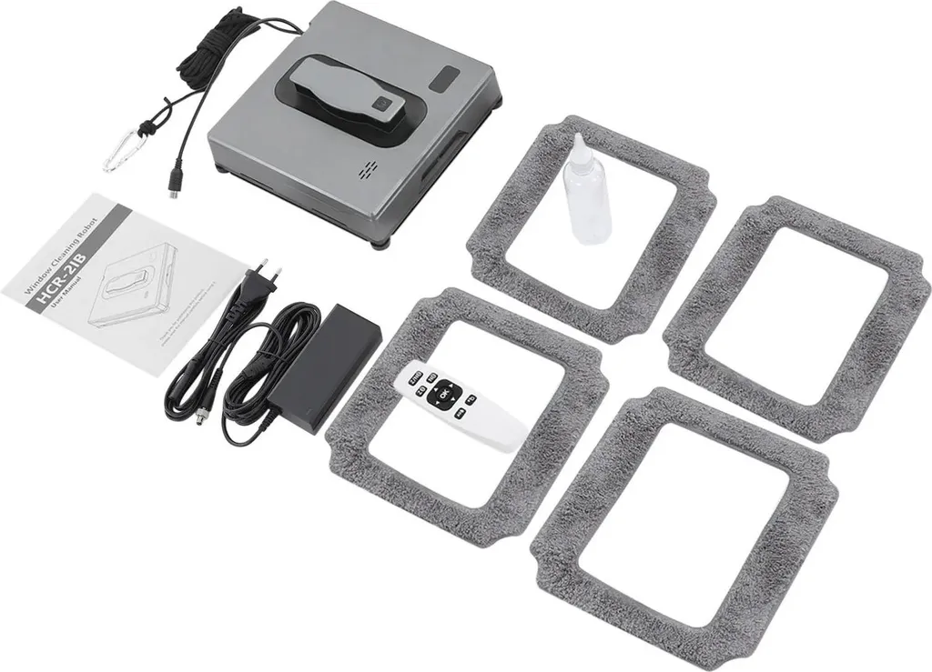Robot nettoyeur de vitres intelligent 80W avec système anti-chute sûr