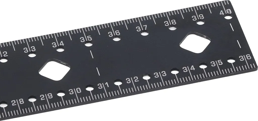 Outil de traçage bois : règle angles multiples 40 cm pour menuiserie - 14