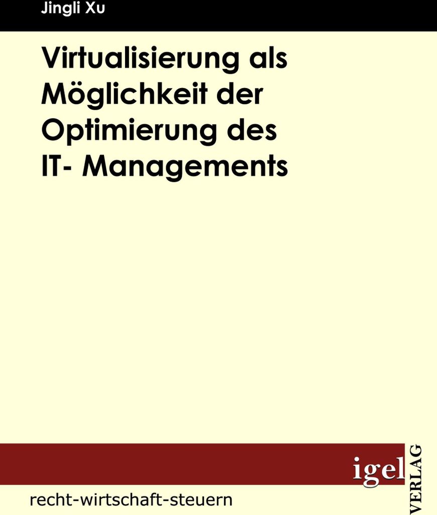 Virtualisierung als Möglichkeit der Optimierung des IT- Managements