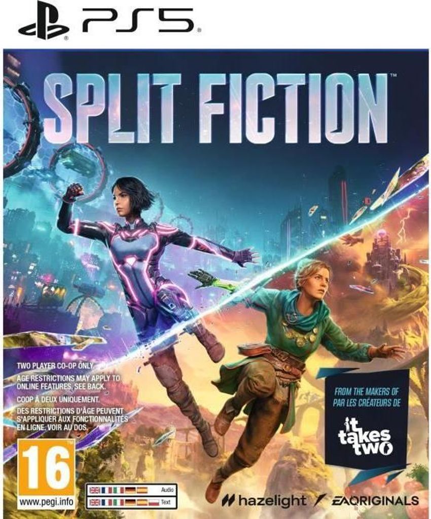 Split Fiction, PS5 Spiel, Kooperatives Action-Abenteuer, Blu-Ray Version