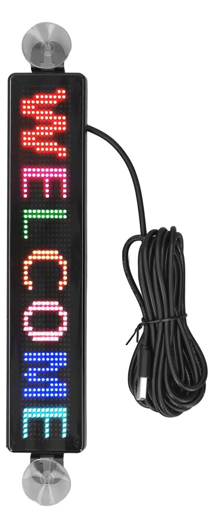 Panneau LED de Voiture Bluetooth pour Alerter et Communiquer Facilement