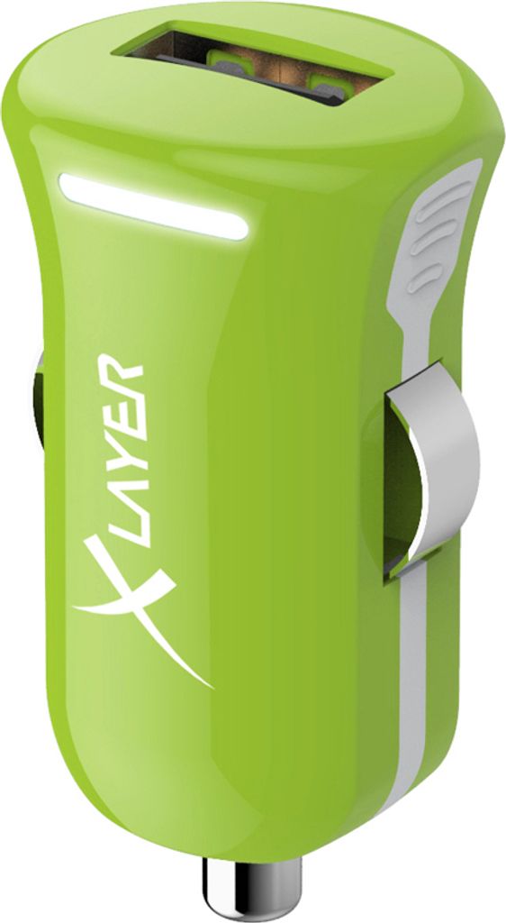 Xlayer Kfz-Ladegerät XLayer Colour Line USB Adapter 2.4A