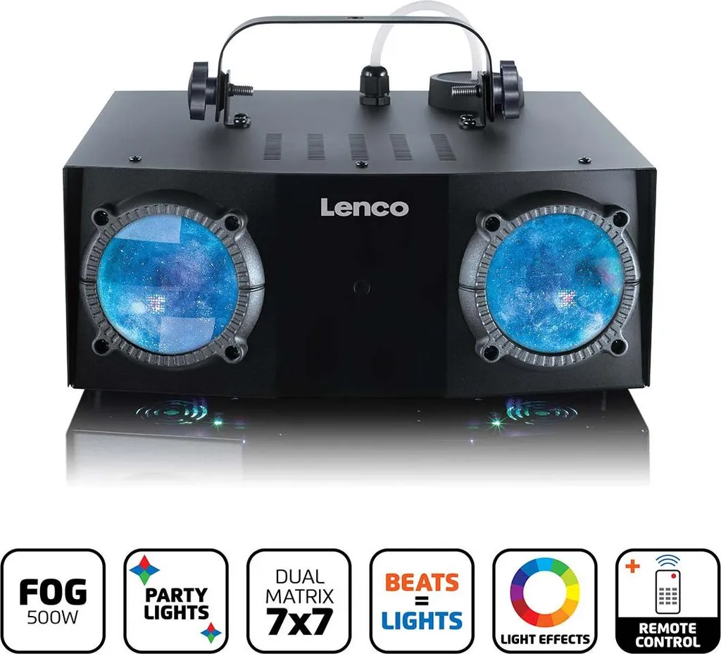 Animer une soirée avec la machine à fumée Lenco et lumières intégrées - 2