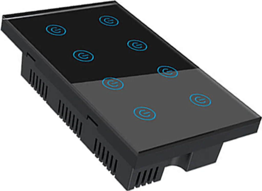 Contrôlez vos lumières par Wifi avec cet interrupteur 8 voies noir INF