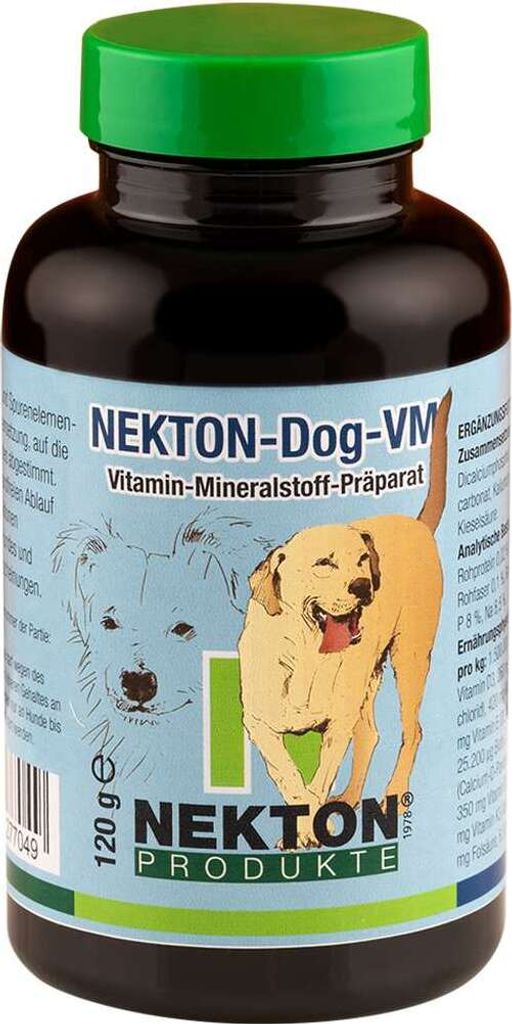 Nekton Hunde-Vitamine Und Mineralien 120G - Unterstützung Für Gesundheit Und Vitalität