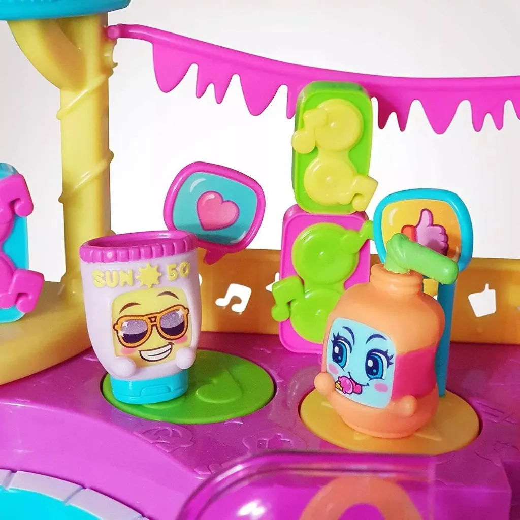 MojiPops Pool Party Figurine interchangeable et accessoires de piscine - 7