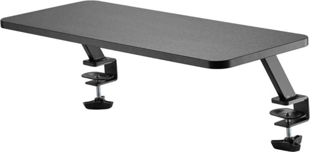 Support moniteur robuste en acier noir capacité 20kg pour écran PC - 3