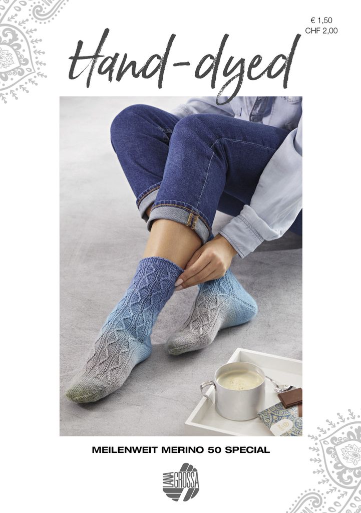 Lana Grossa Meilenweit Merino Hand-Dyed Special Modellanleitungen zum Stricken