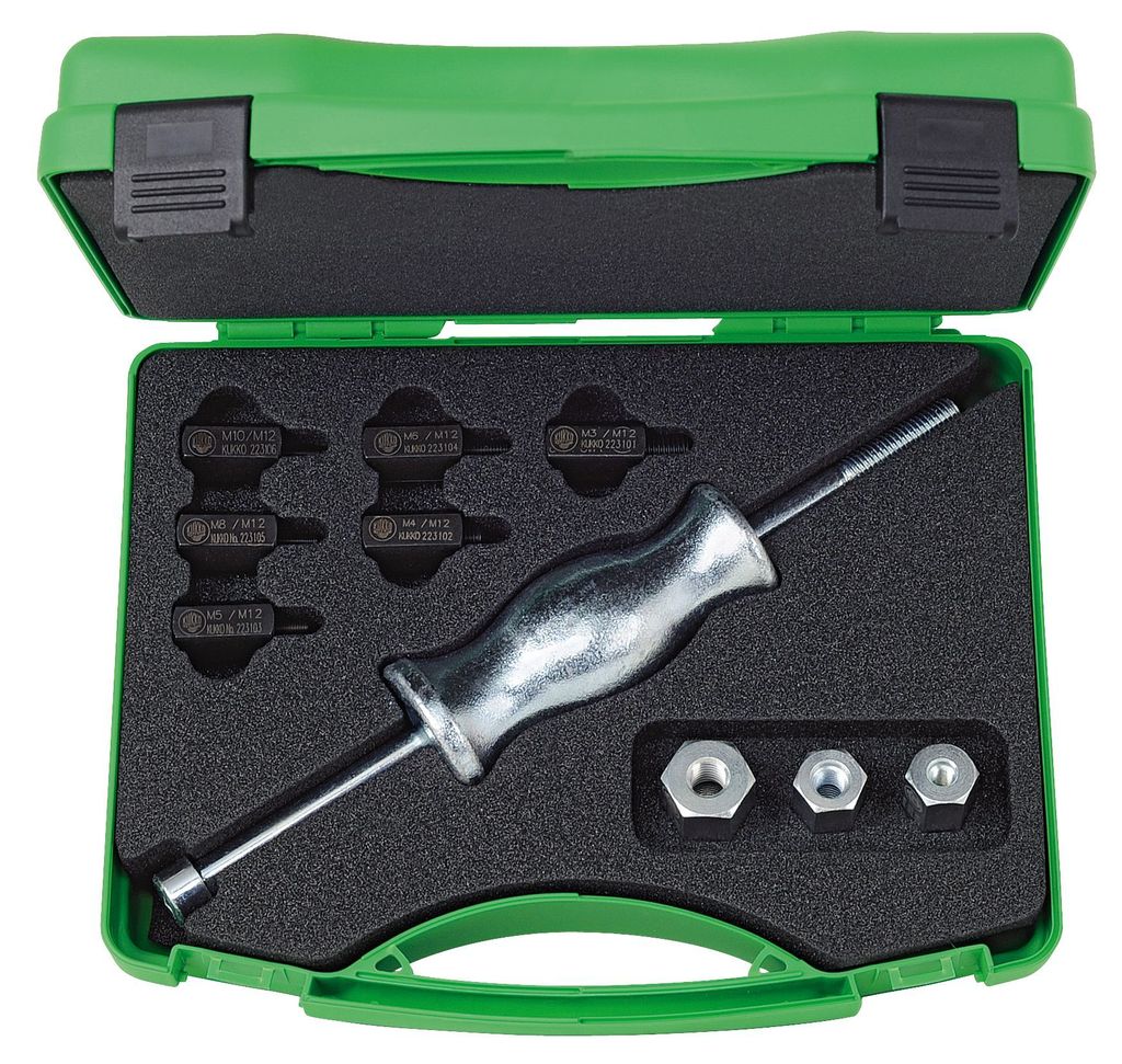 Gleithammersatz KS-22-01 10-tlg.im Ku.-Koffer KUKKO Produktbild 