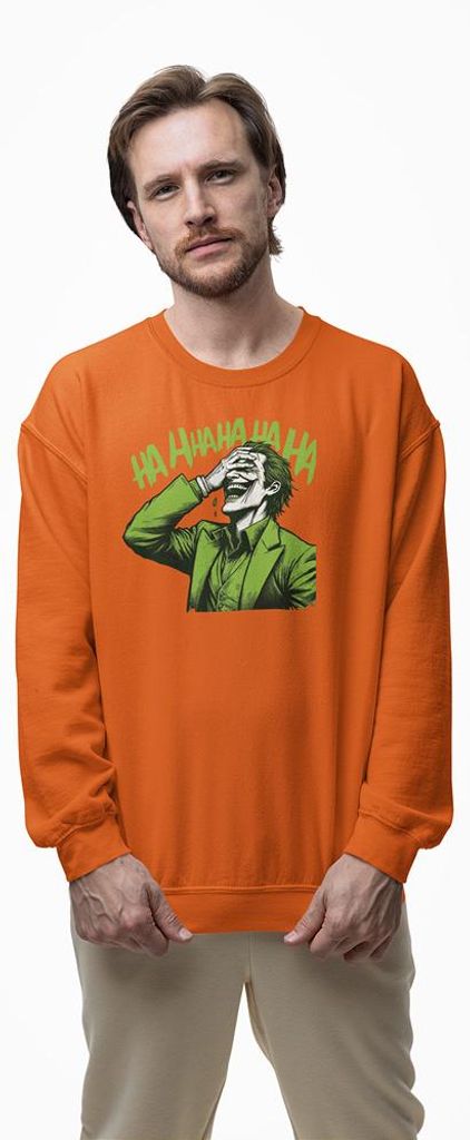 D&B Design Uni Pullover SWMO00015 Joker Orange-Größe M