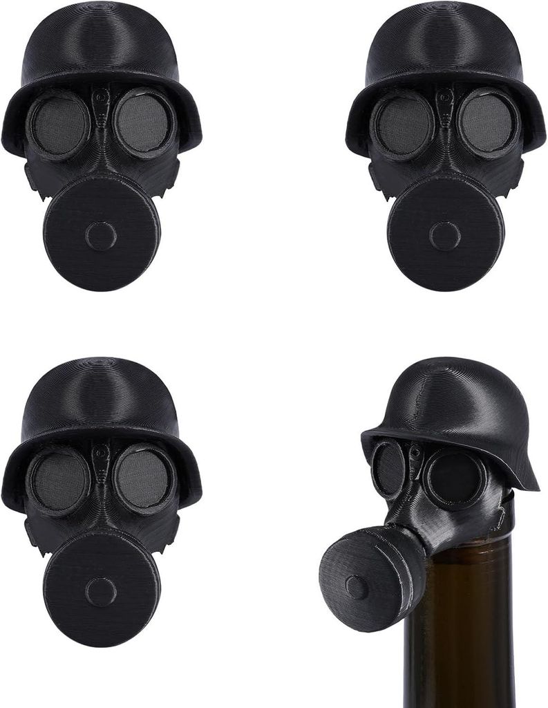 Lustiger Flaschenverschluss Bier 5 Stück, Vintage Militär Stil Bierkappen, kreatives Party Gadget für Grillparty & Bar Zubehör