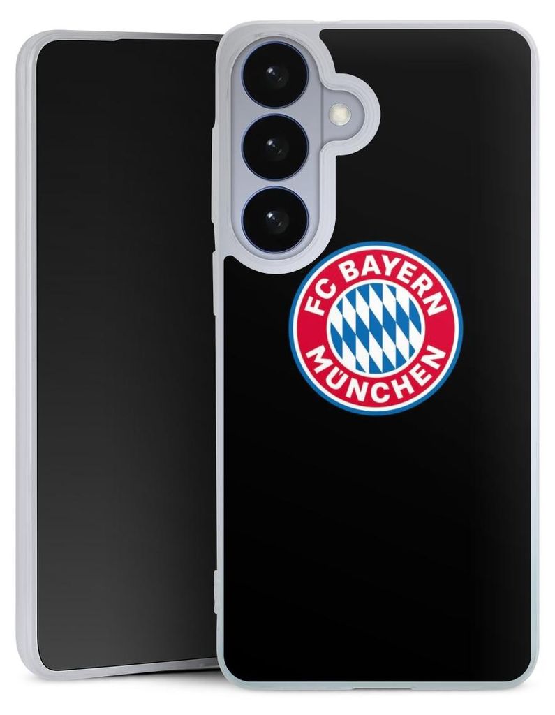 DeinDesign Slim Hülle für Samsung Galaxy S26 Silikon Case Ultra Dünn Handyhülle FC Bayern München Logo Offizielles Lizenzprodukt