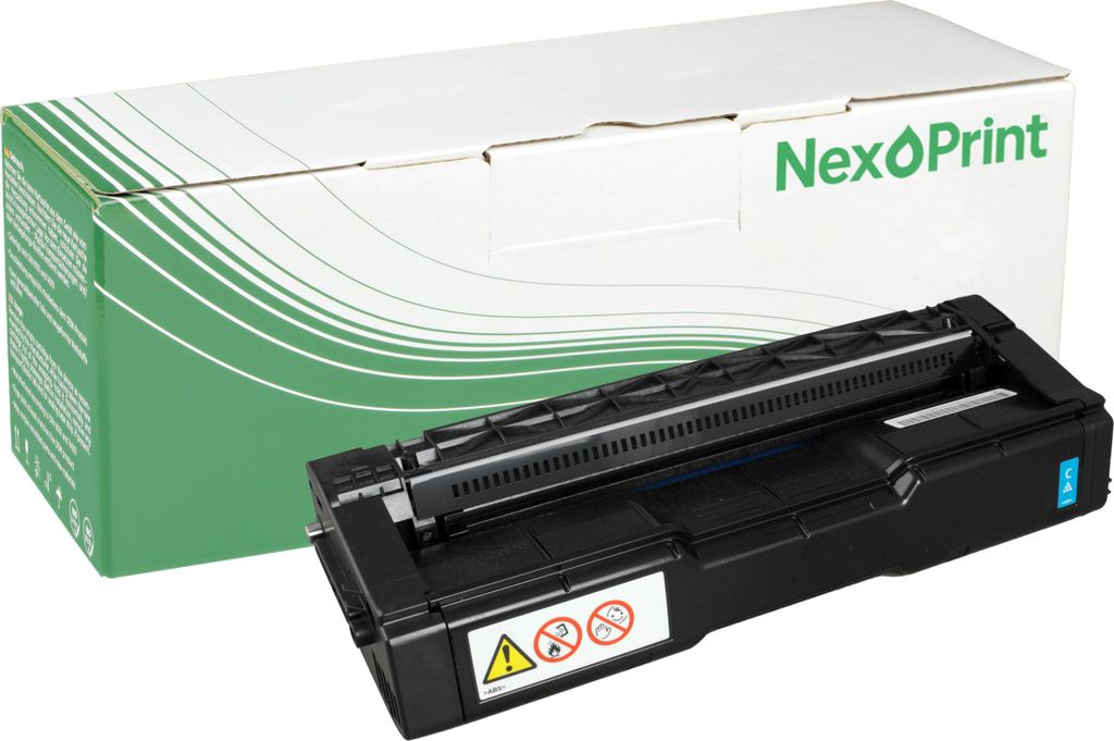 NexoPrint 408341 MC250H cyan Toner kompatibel zu Ricoh M C 251 FW P C 301 W P C 311 W cyan 7000 Seiten