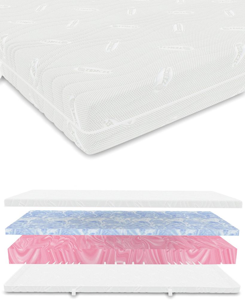 Komfort Gel Kaltschaummatratze 140x200 – 22 cm Höhe – Produktbild 