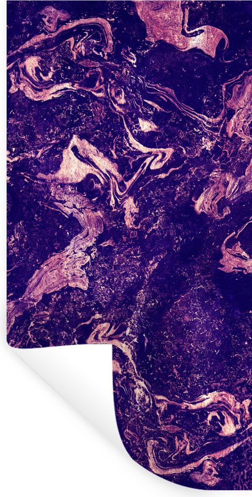 MuchoWow Wandtattoo Wandsticker Wandaufkleber Marmor - Naturstein - Mineralien 40x80 cm Selbstklebend und Repositionierbar - Repositionierbar - W...