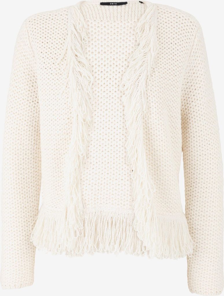 Strickjacke mit Fransen