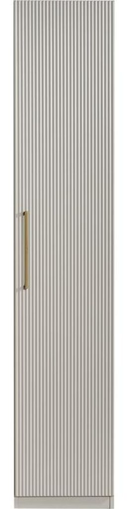 Kleiderschrank Gold Line Holzwerkstoff Beige Gold, Produktauswahl:1 trg. Kleiderschrank Links