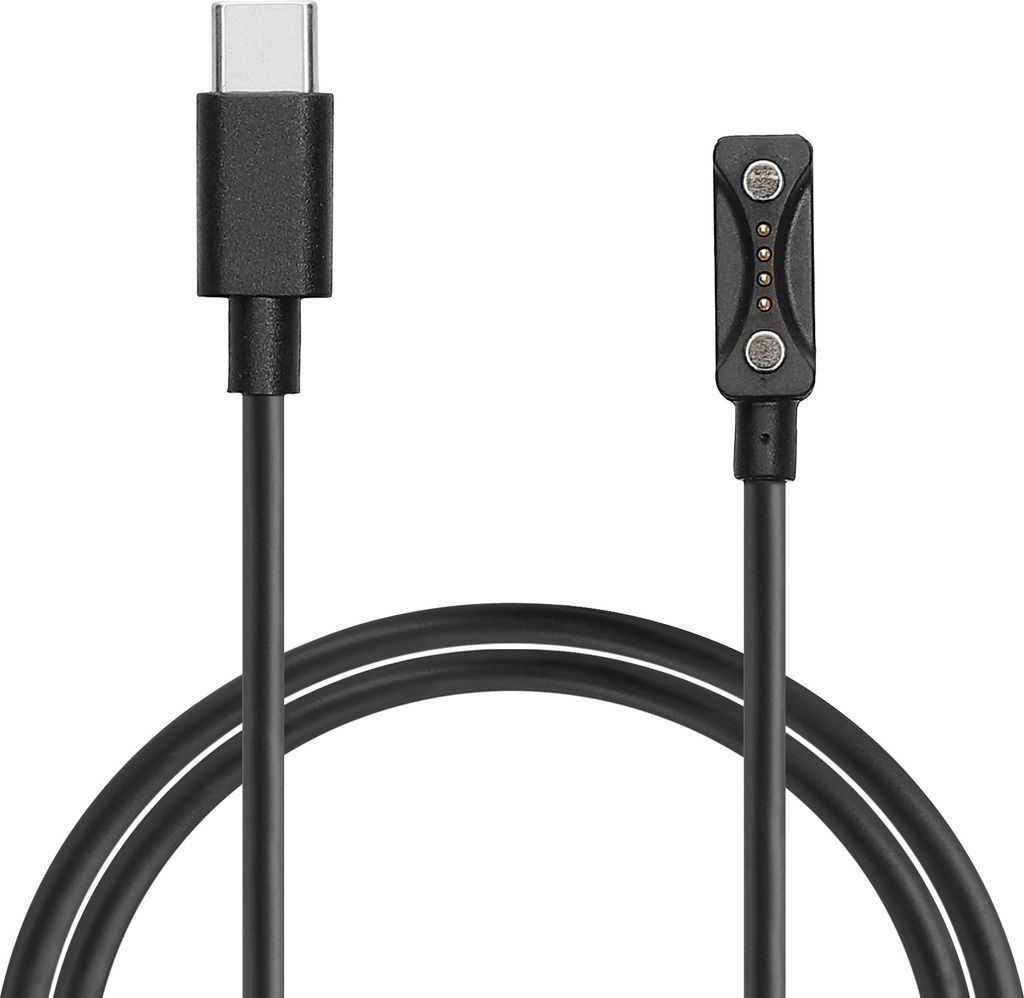 kwmobile USB C Ladekabel kompatibel mit Polar Pacer / Pacer Pro - Kabel Charger - Smart Watch Typ C Ersatzkabel - Fitnesstracker Aufladekabel
