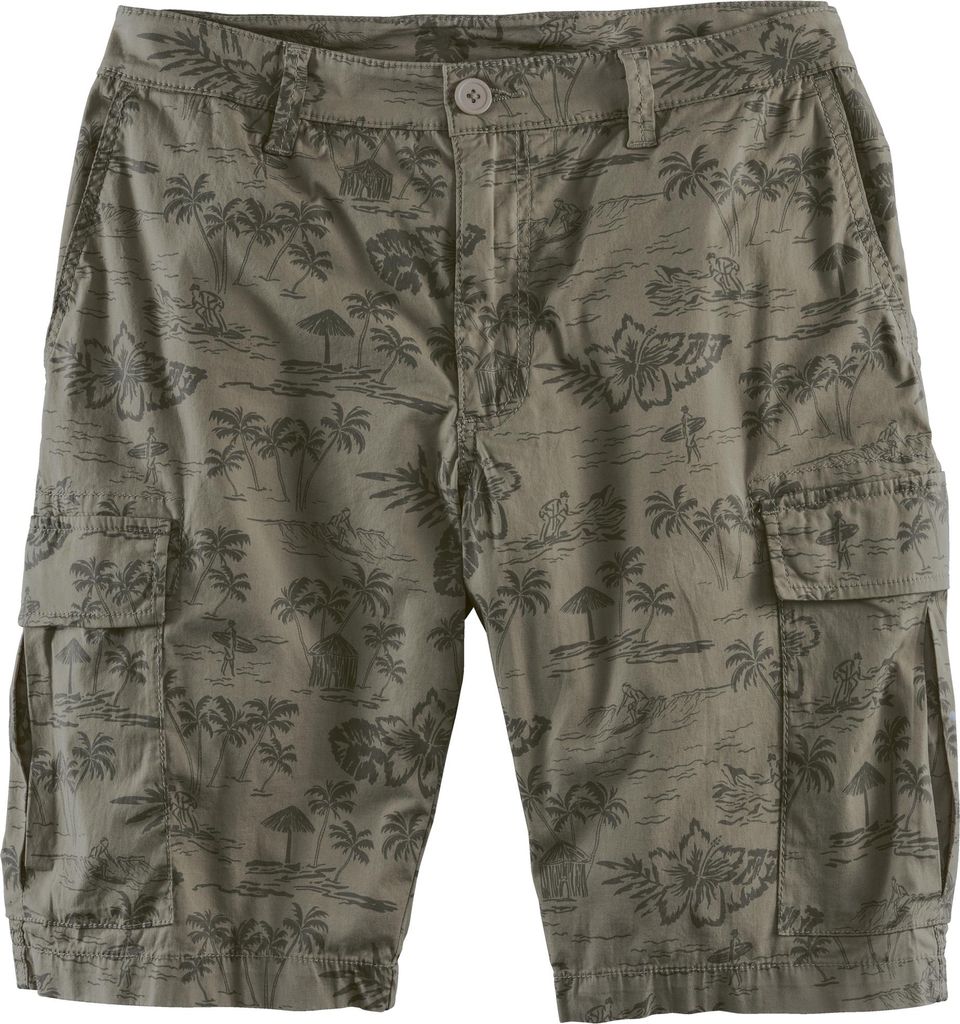 JOHN DEVIN Cargoshorts khaki bedruckt Größe 33