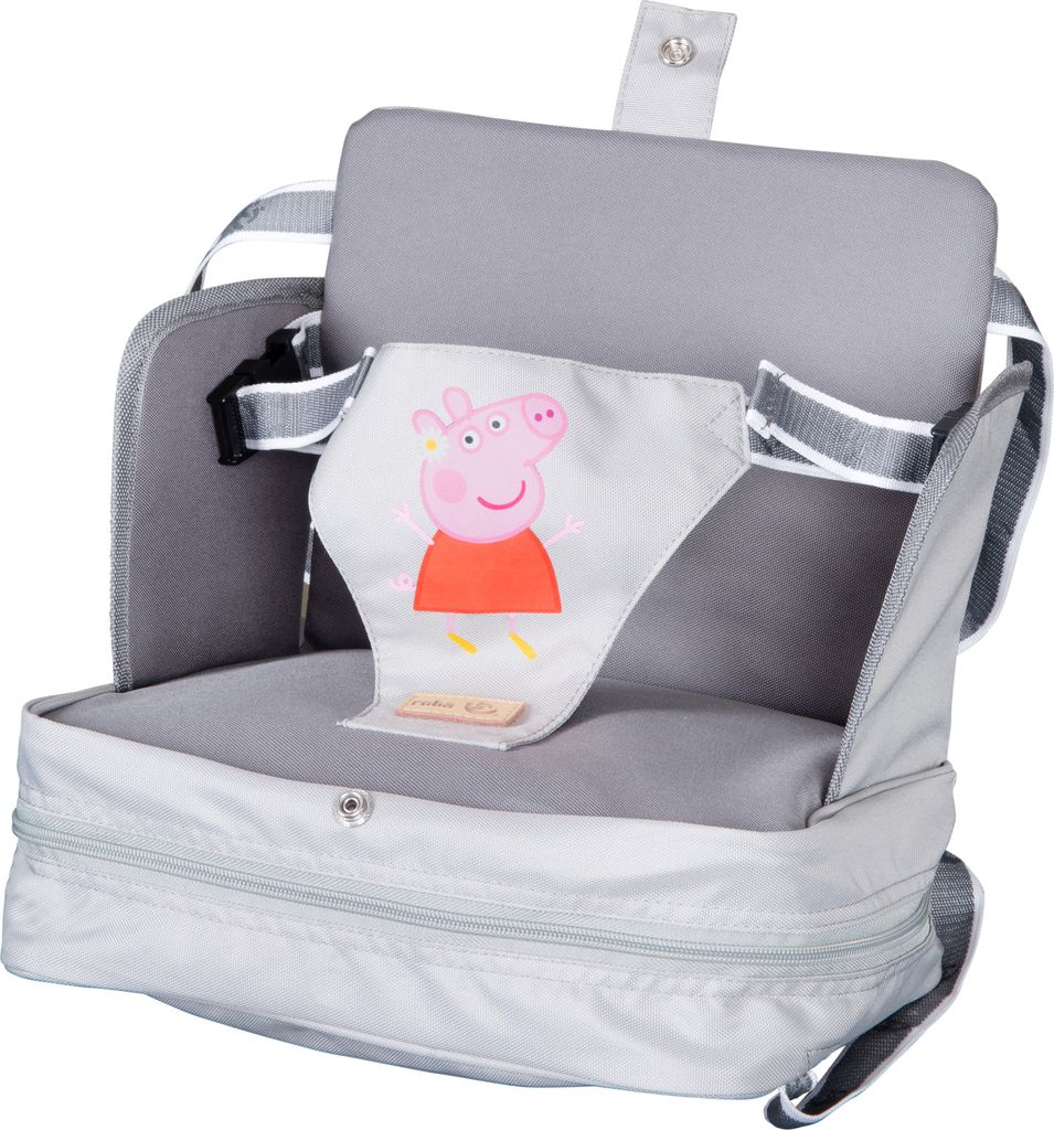 roba Boostersitz Peppa Pig - Aufblasbarer Sitz mit erhöhten Seitenlehnen - Mobile Sitzerhöhung für Kinder & Kleinkinder - Für zu Hause und unte...