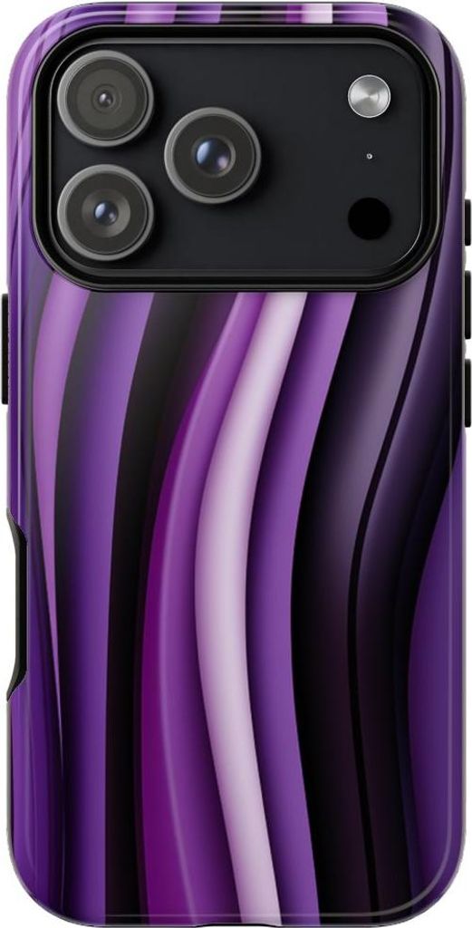 Lila Wellenmuster – Hülle Kompatibel mit iPhone 17 Pro