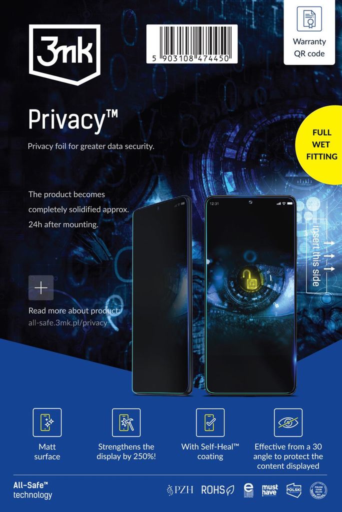 All-Safe - Aio Bh Privatsphäre Telefon trocken & nass Fitting 5 Pcs